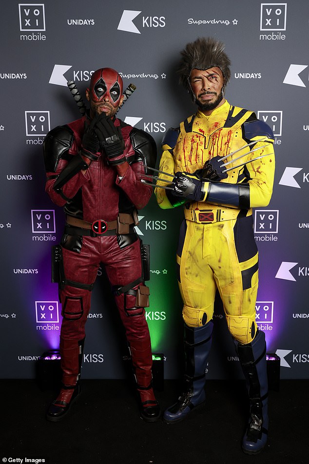 Marvin and Tyler also went all out for Halloween this year, dressing up as Deadpool and Wolverine from their movie Deadpool & Wolverine