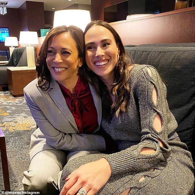 Kamala Harris and her niece Meena Harris