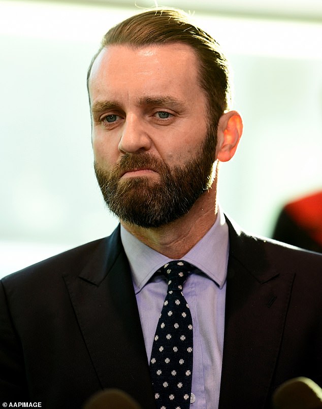 Sky News presenter Sharri Markson claims Mr Albanese was close enough to Mr Parker (pictured) to attend his housewarming party