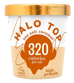 This move has allowed vegan products or reduced-fat substitutes to be sold as ice creams. Pictured, Halo Top - a lower calorie brand