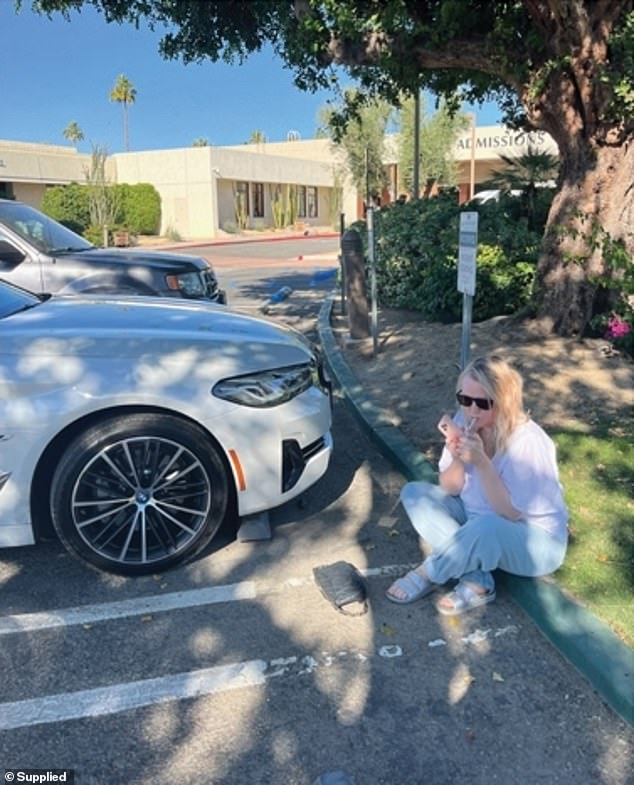 The radio host, 49, detailed the extent of her addiction problems and her 28-day stay at the Betty Ford Center (pictured outside the rehab facility) in her new memoir, The Whole Truth.