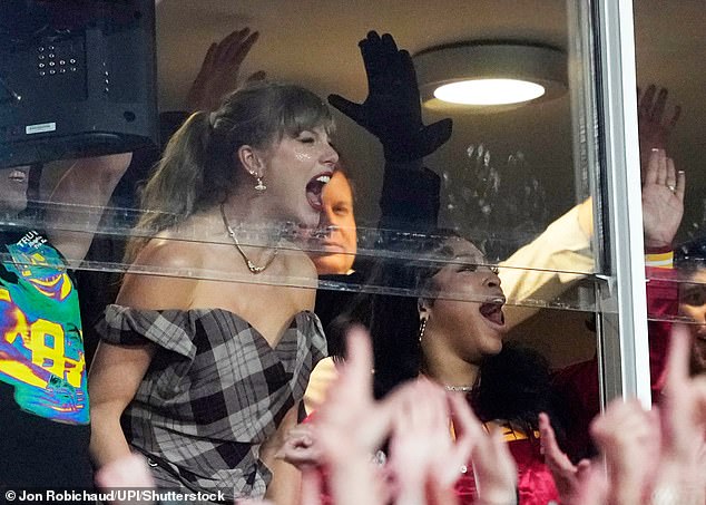 Swift was last at the Chiefs game on Oct. 7 when Kelce's team defeated the New Orleans Saints