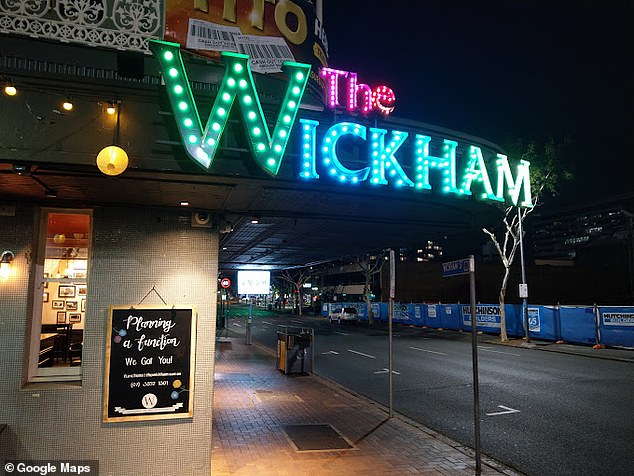 The incident left Aussies divided with some vowing never to visit the pub (pictured, The Wickham in Brisbane)