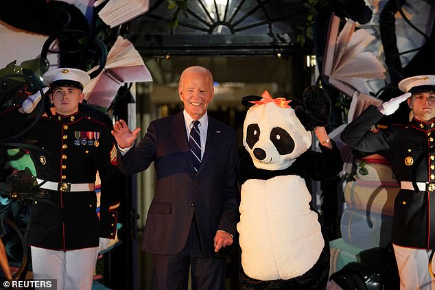 President Joe Biden and first lady Jill Biden during their final Halloween at the White House