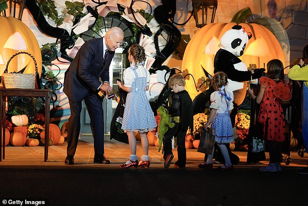 In total, approximately 8,000 children celebrated Halloween at the White House