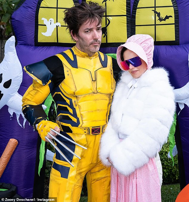 Zooey Deschanel and Jonathan Scott brought their love of Halloween center stage when they showed off their creative costumes on Instagram