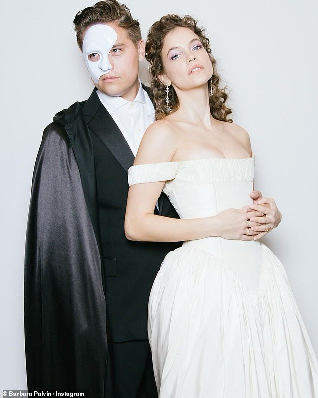 Dylan Sprouse and Barbara Palvin unveiled their first Halloween look for 2024