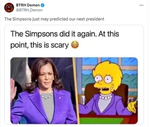 1730364253 835 Has The Simpsons predicted wholl win next weeks presidential election