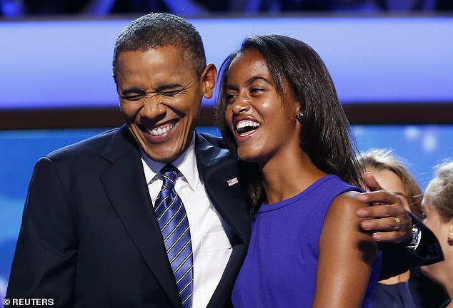 Malia lived in the White House for eight years while her father was president