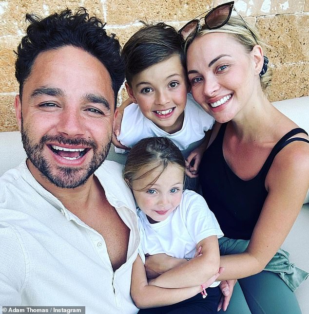 Adam is married to wife Caroline and the couple have son Teddy, nine, and daughter Elsie, five