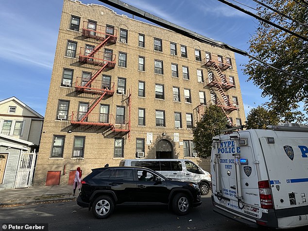 She was discovered by the building's superintendent and a contractor who were doing waterproofing in the alley