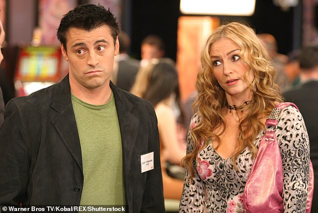 LeBlanc previously attempted to recreate the magic of Friends with the spin-off series Joey, but it was rejected by critics and canceled after two seasons (pictured with costar Drea De Matteo)