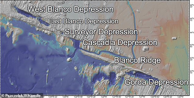 The BFZ boundary connects the Juan de Fuca ridge to the Gorda uplift spreading centers. Experts consider it more active than the Cascadia Subduction Zone