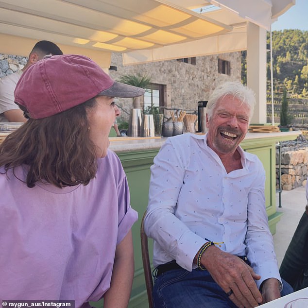 Raygun also spoke about the advice Branson (right) and Boy George gave her after the Games