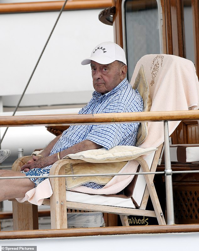 More than 400 alleged victims have contacted the legal team working on the case against Al-Fayed, including six Australians (photo: the sex predator on his yacht in 2018)