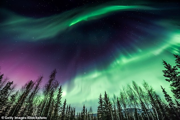 Stunning auroras will be visible in several US states from Friday to Sunday, with experts predicting the best views will be seen on Saturday