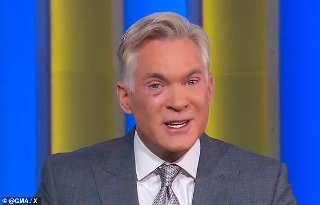 ABC weatherman Sam Champion revealed he recently underwent skin cancer surgery as he was left with a large scar upon his return to the network