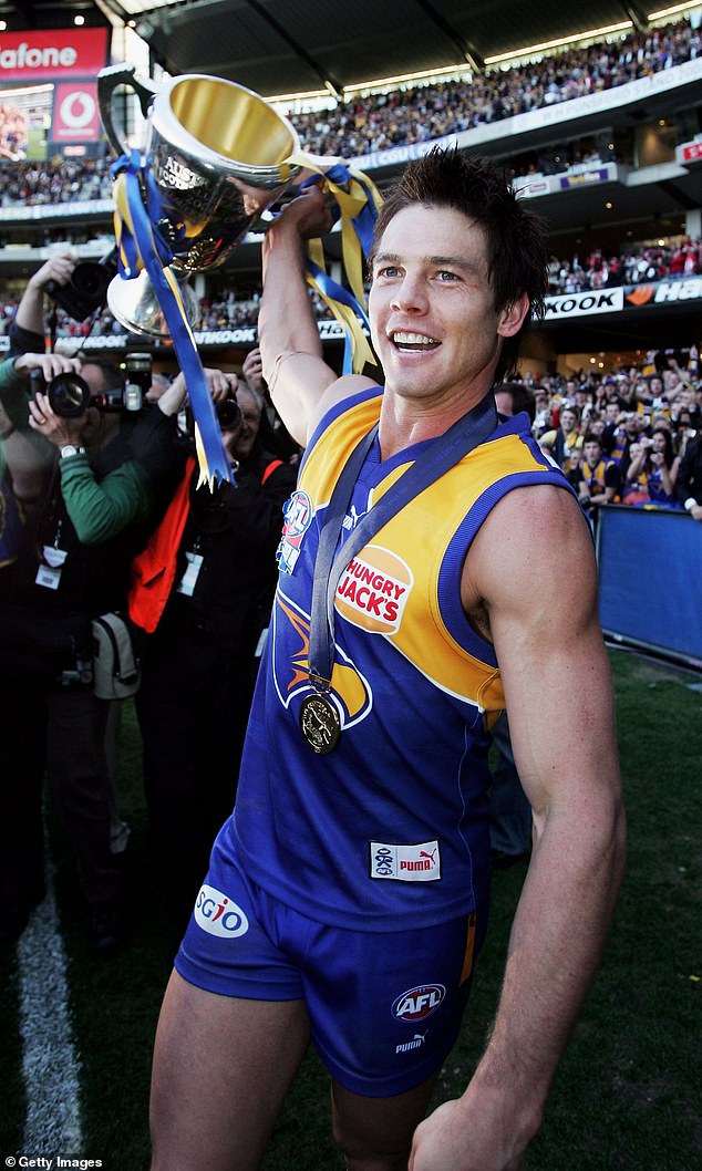 The AFL legend said what started as letting off some steam on the weekends quickly turned into something much darker. “It can happen so easily,” the 46-year-old tells the Ball Magnets podcast. Pictured in 2006