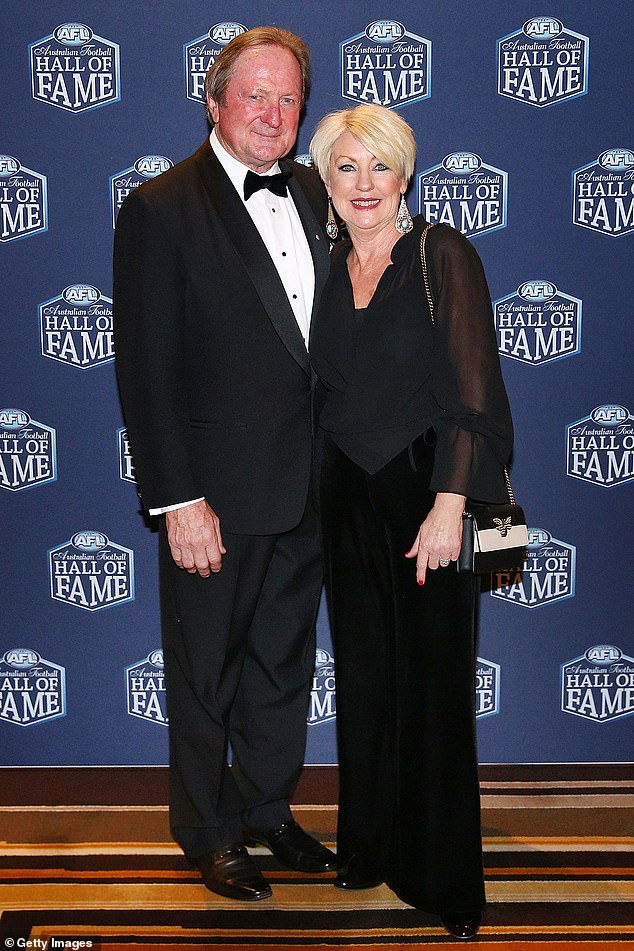 Kevin Sheedy, pictured with his wife Geraldine, suffered a medical episode while on holiday on Queensland's Sunshine Coast in August