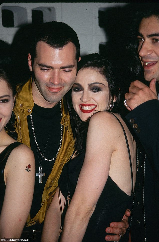 Madonna with her brother Christopher Ciccone who had a feud with his famous sister for a while after publishing a memoir about her life and career in 2008