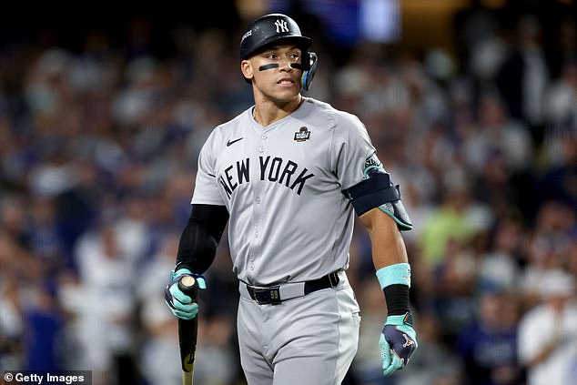 Aaron Judge has felt the wrath of the New York fans after swinging so far in the World Series