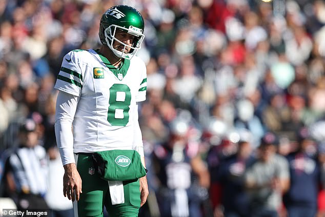 Aaron Rodgers has come under fire again following the Jets' loss to the Patriots