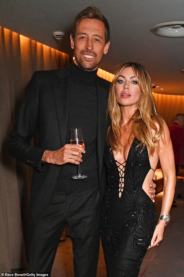 Abbey Clancy has revealed she and husband Peter Crouch 'brought helicopters to dinner' at the height of his heyday