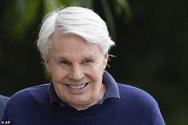 Former Abercrombie & Fitch boss Mike Jeffries was released on bail on Tuesday after being accused of sickening sex crimes, grinning as he walked outside