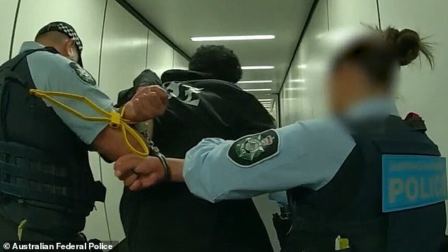 The man is said to have been drunk and disruptive during the international flight. Photo: Australian Federal Police