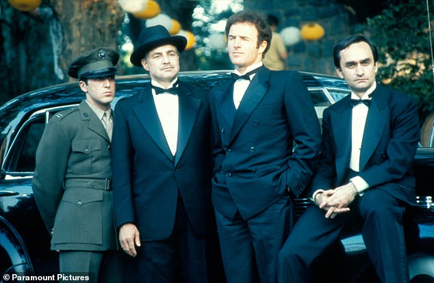 Despite ultimately earning an Oscar nomination for his portrayal of Michael Corleone in the 1972 classic, Pacino, 84, reflected on studio executives' doubts about his suitability for the role in an excerpt from his upcoming memoir Sonny Boy; (Pacino, Marlon Brando, James Caan, John Cazale on the set of The Godfather)