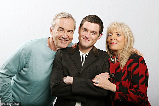 The actress, 78, who will reprise her role as Pamela Shipman in the very last episode of the BBC sitcom, candidly admitted she is 'going through a sad time' (pictured with Larry Lamb and Mathew Horne in the series)