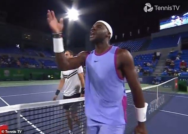 Frances Tiafoe had a nasty tirade against the referee after his loss to Roman Safiullin