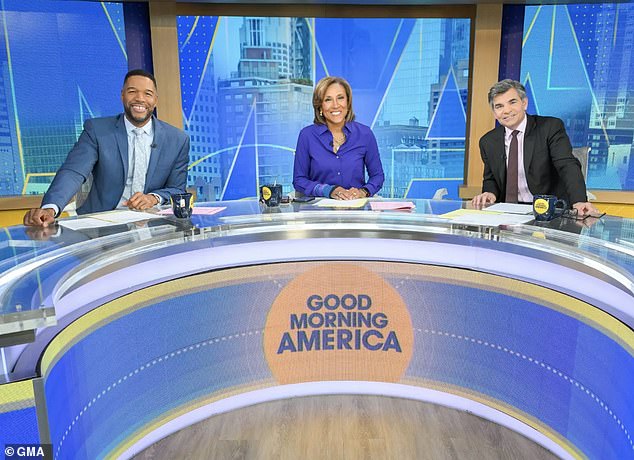 Getting rid of one of the anchors would immediately save Disney tens of millions, but the ABC News trio has been a winning formula for years with GMA winning the ratings war. Pictured, from left: Michael Strahan, Robin Roberts and George Stephanopoulos