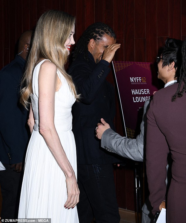 This comes two days after Akala joined Jolie at the premiere of Maria at the 62nd New York Film Festival at Alice Tully Hall at Lincoln Center in New York