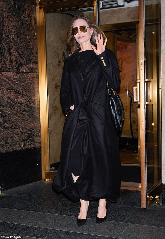 Angelina Jolie has been wearing a new accessory in recent months. It's the same kind of clothes Jennifer Lopez has been wearing for decades. Can you guess what it is? Seen in NYC on Tuesday