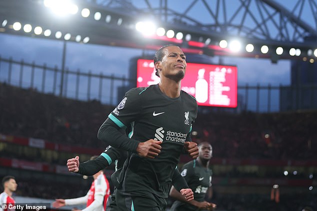 Dutchman Van Dijk scored a goal for Liverpool less than fifteen minutes after his foul on Havertz