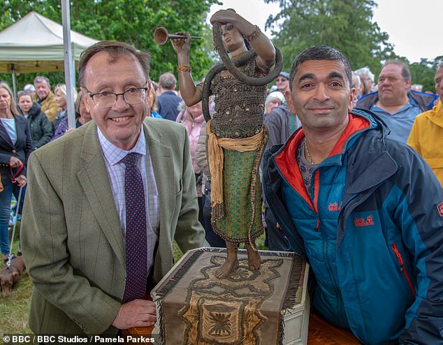 Roadshow veteran Jon (pictured left at the 2019 show) has been on the show since 1993 and he is the director of international auctioneer Bonhams Knightsbridge