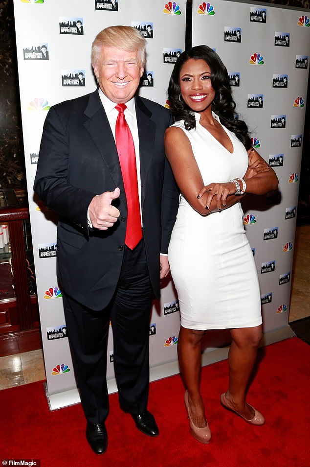 Omarosa Manigault Newman shared her support for Kamala Harris in the upcoming presidential election; pictured in April 2013 in New York City