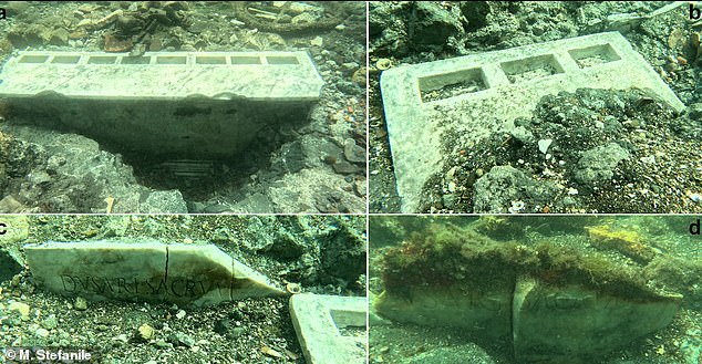 Archaeologists have uncovered large stone slabs and altars among the temple ruins. Etched onto a marble slab was the Latin inscription 'Dusari sacrum', meaning 'devoted to Dushara', the most important god in the ancient Nabataean religion