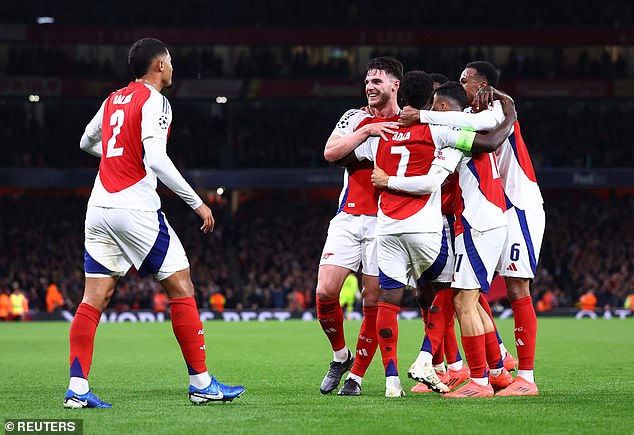 Arsenal continued their unbeaten start to the season with a comfortable win over PSG