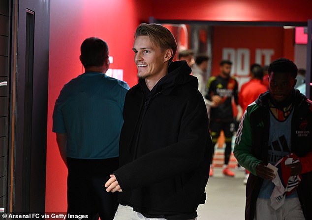 Arsenal captain Martin Odegaard has provided an update on his return from an ankle injury