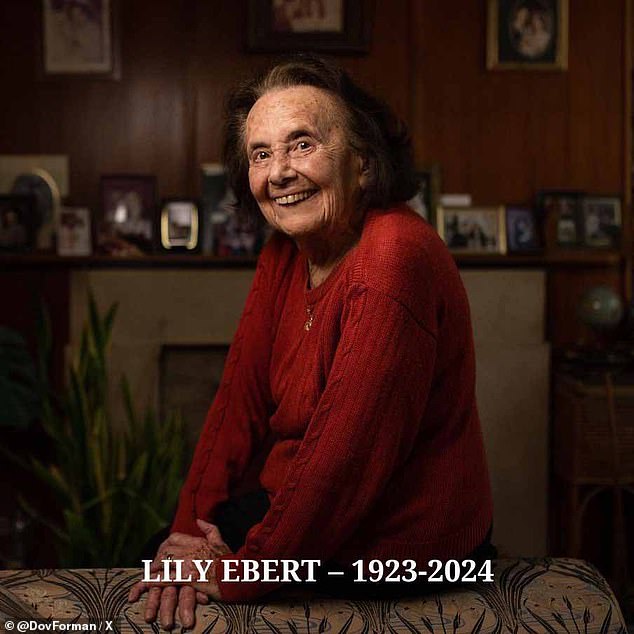 Auschwitz survivor Lily Ebert died today at the age of 100