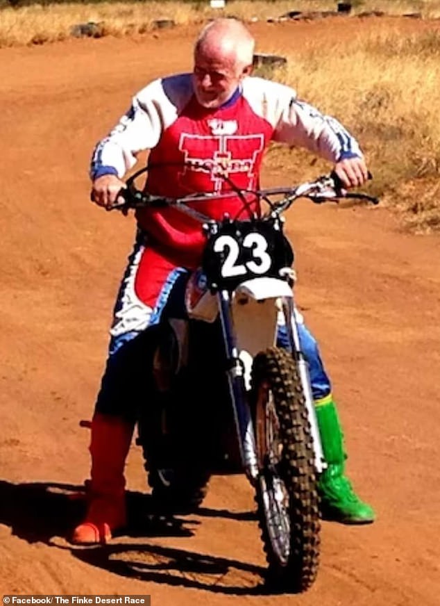 Boston, 76, was riding on the Wilkins Highway near Jamestown, north of Adelaide, when his motorcycle left the road on October 3.