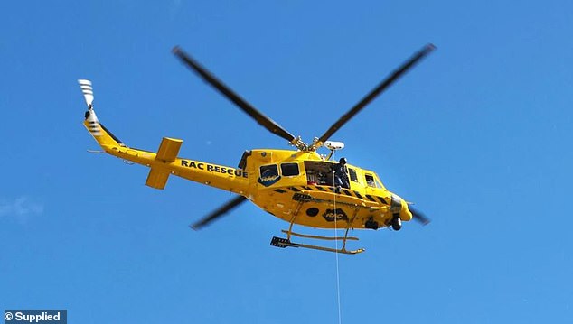 The skydiver was taken to Jurien Bay Health Center and then flown to Royal Perth Hospital