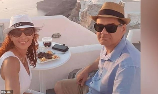 Australian Josiane Vekas (pictured left with husband Ferenc Vekas) is currently stranded in war-torn Lebanon