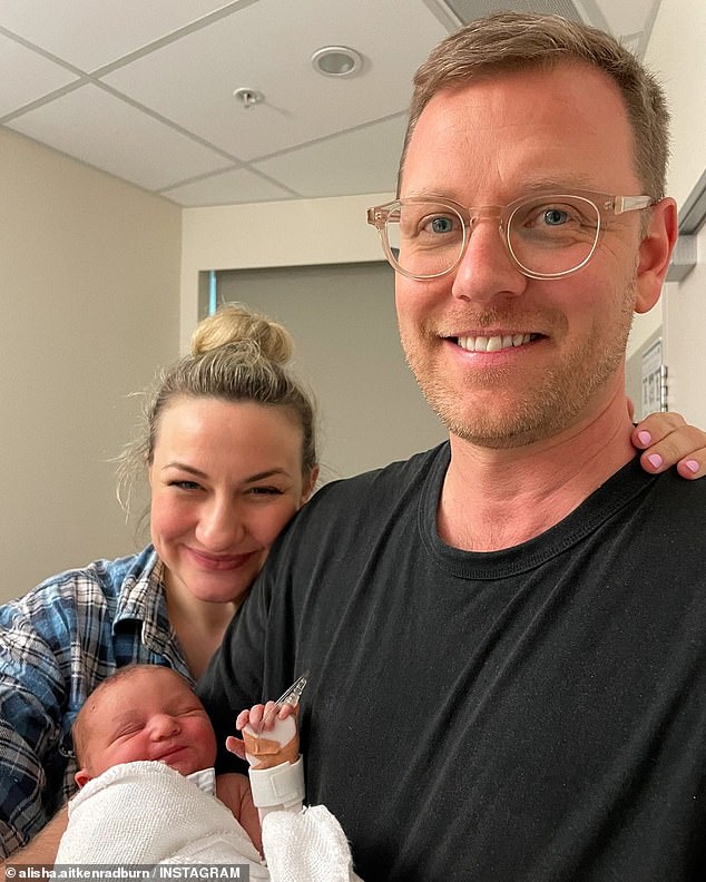 Alisha Aitken-Radburn and Glenn Smith have welcomed their first child together. The Bachelor In Paradise stars took to Instagram on Saturday to confirm their jovial family news by sharing a series of adorable snaps with their newborn. All depicted