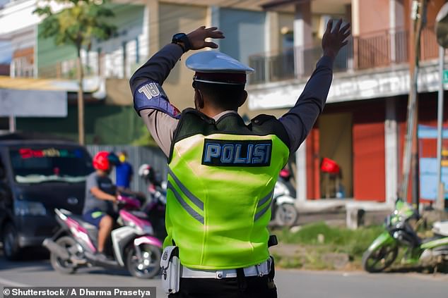 About 125 officers have been deployed across Bali as part of Operation Jagratara, which will also see the rollout of 20 patrol jeeps and 20 patrol motorcycles (stock image)