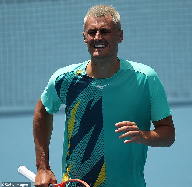 Bernard Tomic (pictured) set an unwanted record in his first ATP Challenger final since 2018, losing the match in record time