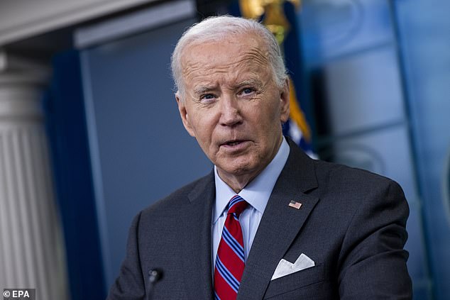 President Joe Biden shocked reporters by appearing at the White House press conference on Friday - marking the first time he has addressed reporters in the room