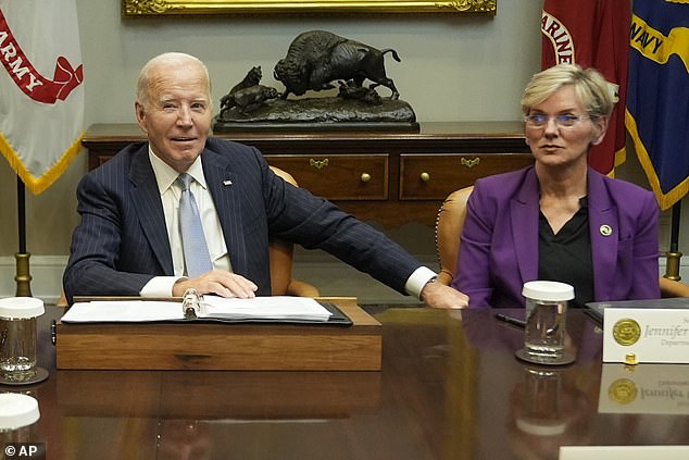 President Biden jokingly referred to his Energy Secretary Jennifer Granholm as his 